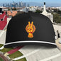 Victory Peace Sign Rope Cap — Sunwashed Retro Snapback Hat