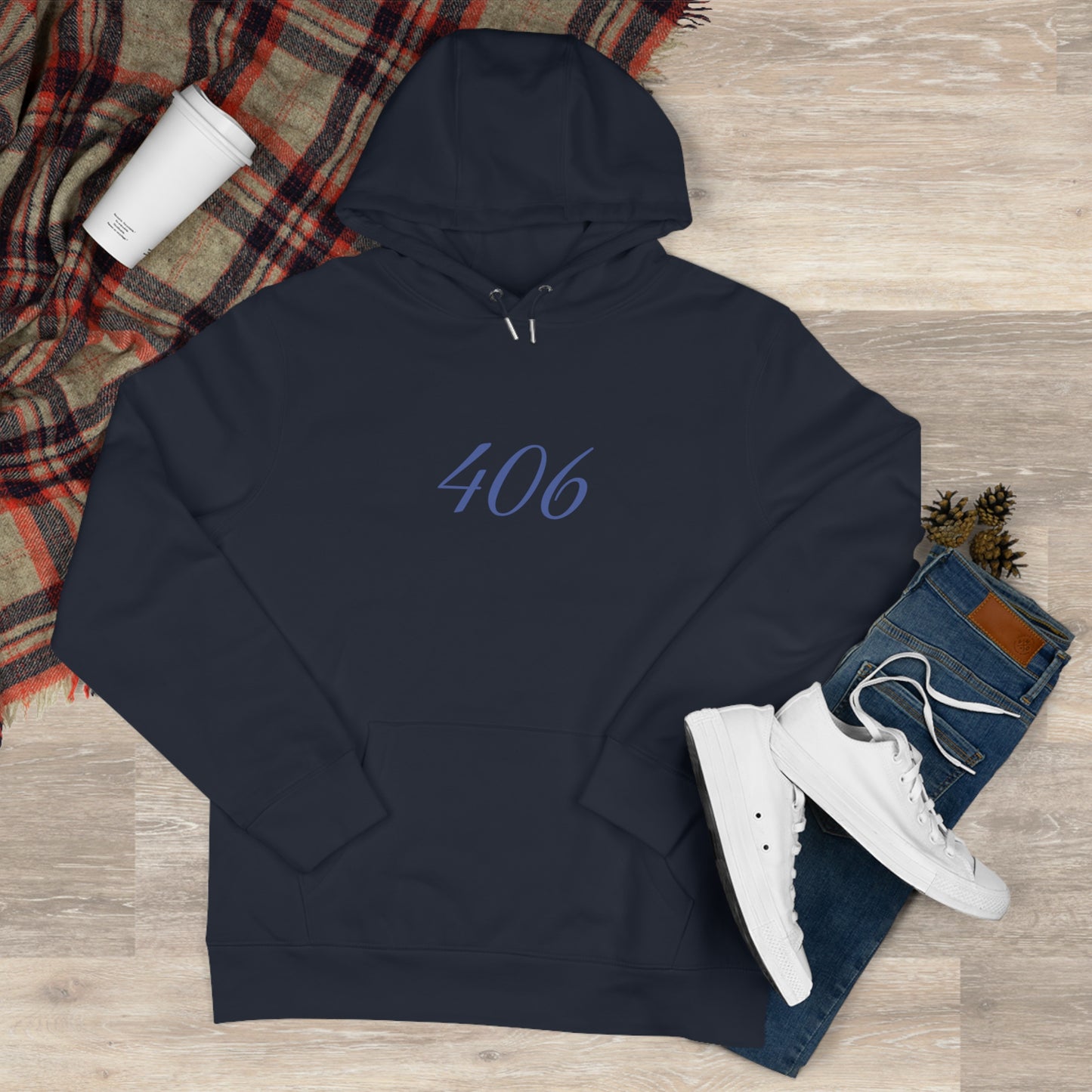 Montana Love Hooded Sweatshirt - Cozy Casual Wear for Men, Unique Gift, Layering Essential, Perfect for Fall and Winter