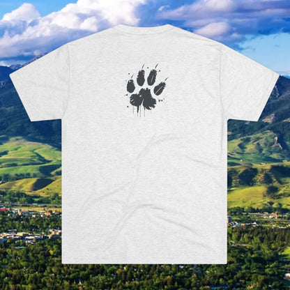 T-Shirt — "Tuesday on a Saturday" Taco Tee with Paw Print Back