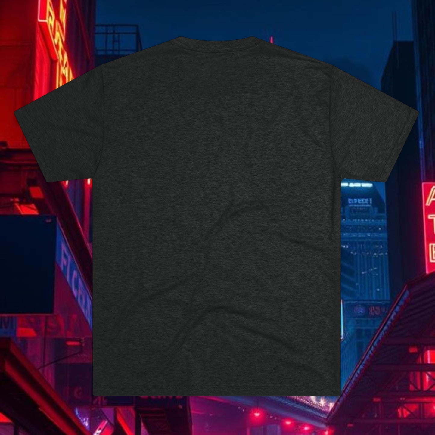 Atlanta Script Tee — Red Diagonal City Name T-Shirt, Tri-Blend Super Soft Style T-Shirt, Perfect for Gameday or a Night Out