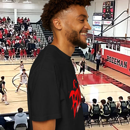 Bozeman Spirit Unisex Garment-Dyed T-Shirt, Athletic Wear, Fan Tee, Casual Style, Game Day Shirt, School Pride Apparel