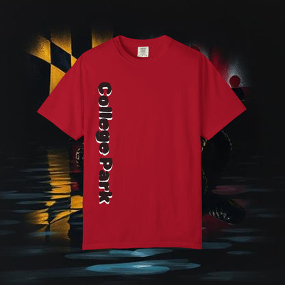 College Park Garment-Dyed T-Shirt: Perfect for Fans, College Spirit, Casual Wear, Gifts, and Events
