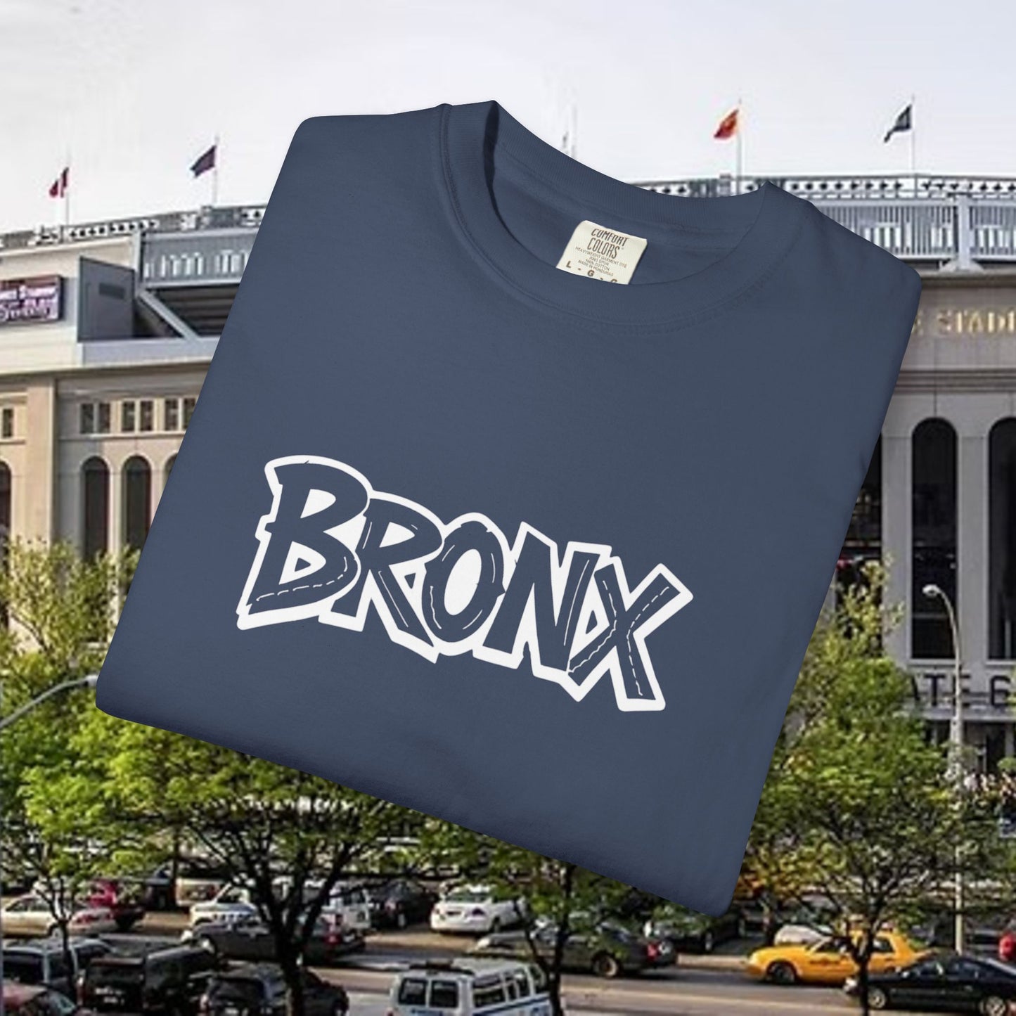 Bronx Unisex Garment-Dyed T-Shirt, Streetwear Tee, Urban Style Shirt, New York Fashion Top, Gift for NYC Lovers