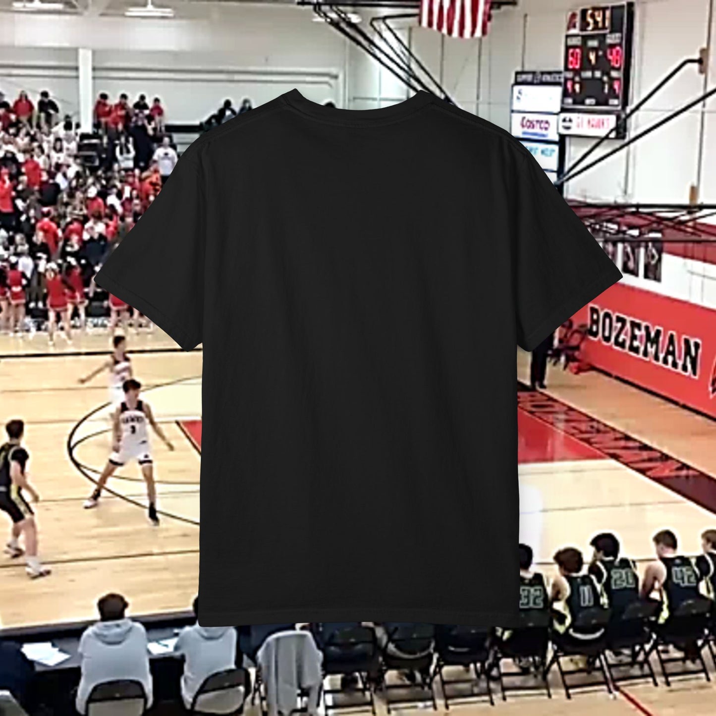 Bozeman Spirit Unisex Garment-Dyed T-Shirt, Athletic Wear, Fan Tee, Casual Style, Game Day Shirt, School Pride Apparel