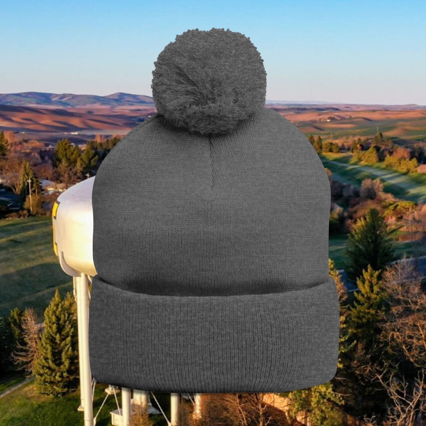 Idaho Pom-Pom Knit Cap (Embroidery), Winter Beanie Hat, Team Spirit Apparel, College Football Fan Gift, Accessories