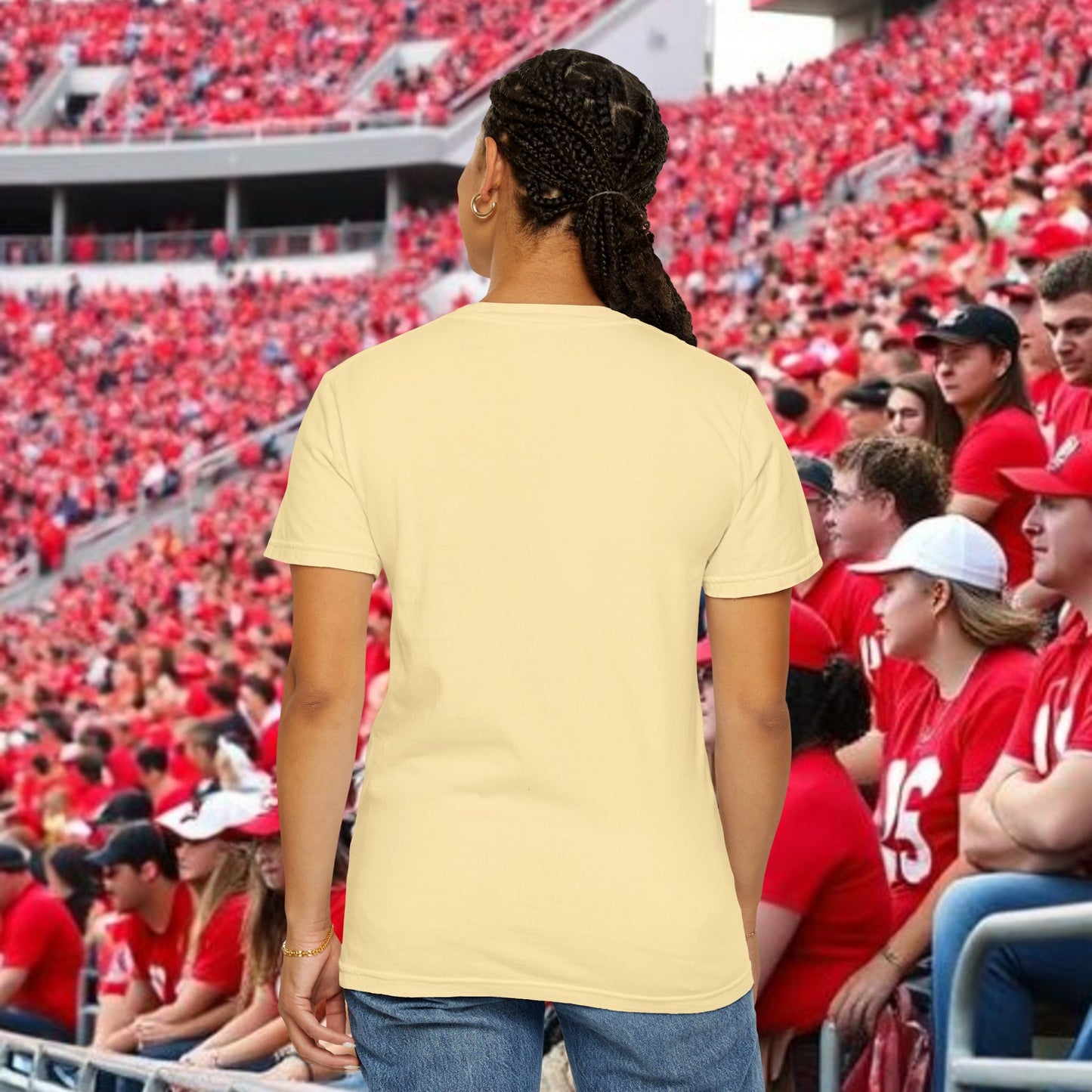 Ki-yi Unisex Garment-Dyed T-shirt, Artistic Tee, Casual Wear, Gift for Friends, Unique Fashion, Everyday Comfort