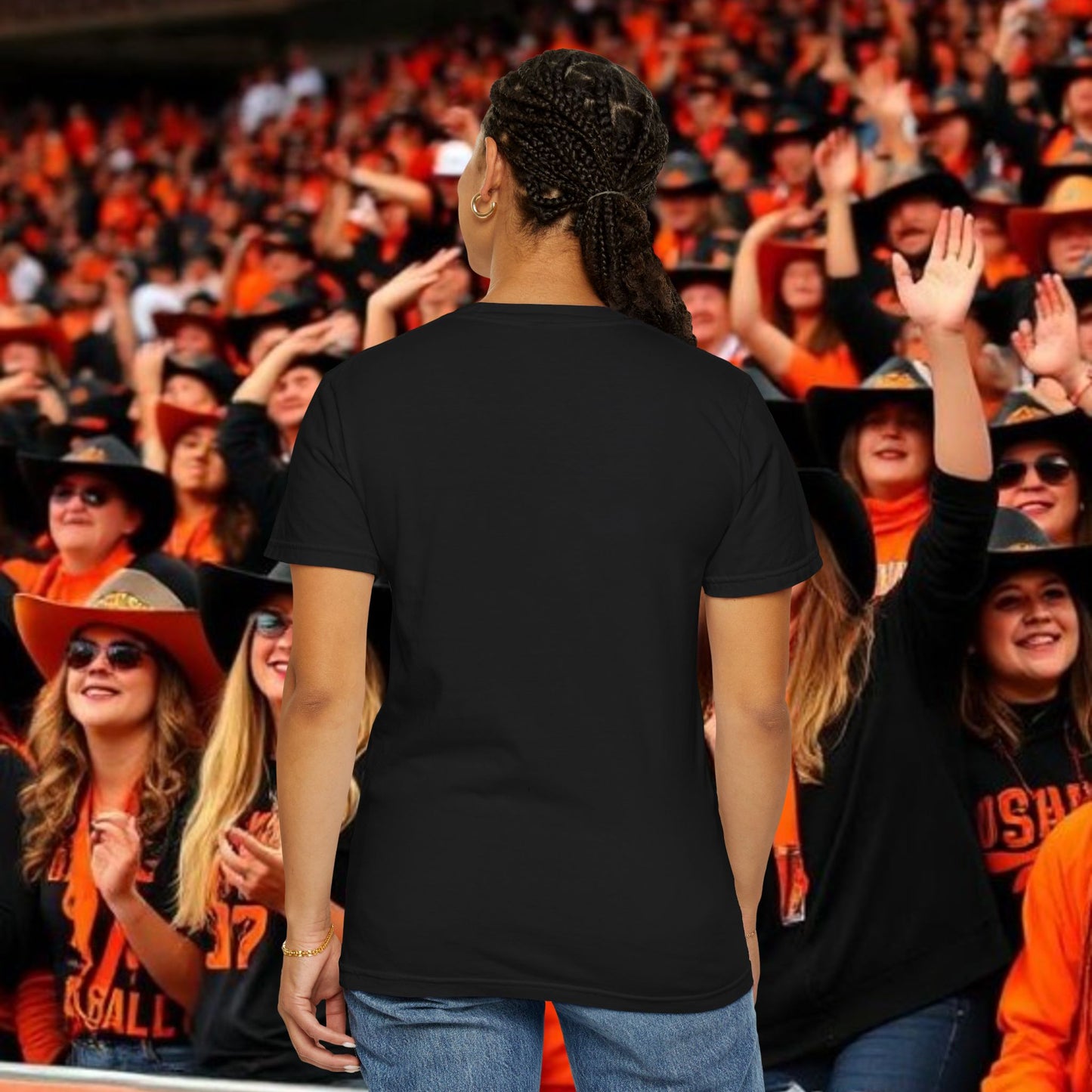 Stillwater Script T‑Shirt — Casual City Pride Tee, Soft-Style Shirt, Perfect for Gameday