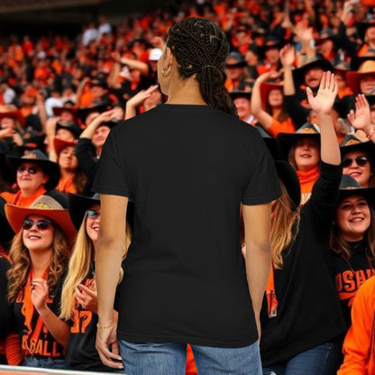 Stillwater Script T‑Shirt — Casual City Pride Tee, Soft-Style Shirt, Perfect for Gameday