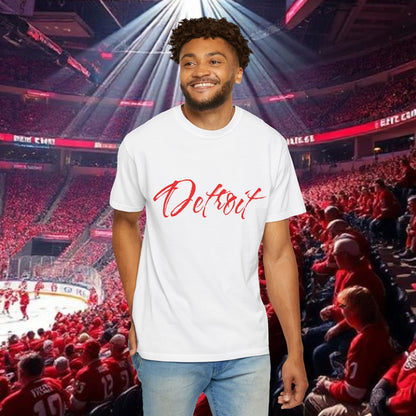 Detroit Script T-Shirt — City Pride Tee