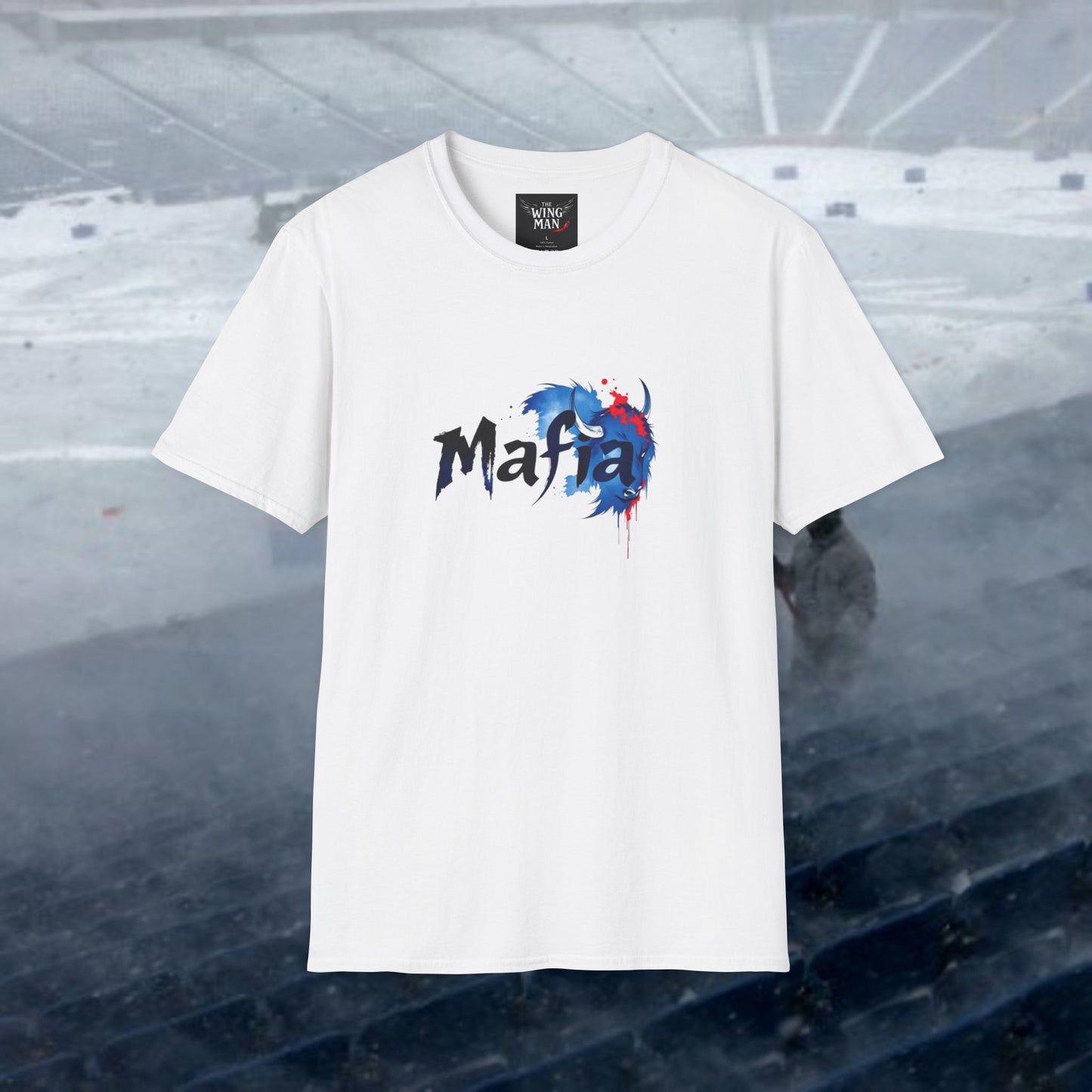 Mafia Graphic Tee, Unisex Softstyle T-Shirt for Casual Outings, Perfect Gift for Fans, Streetwear, Party Wear, Birthday Present
