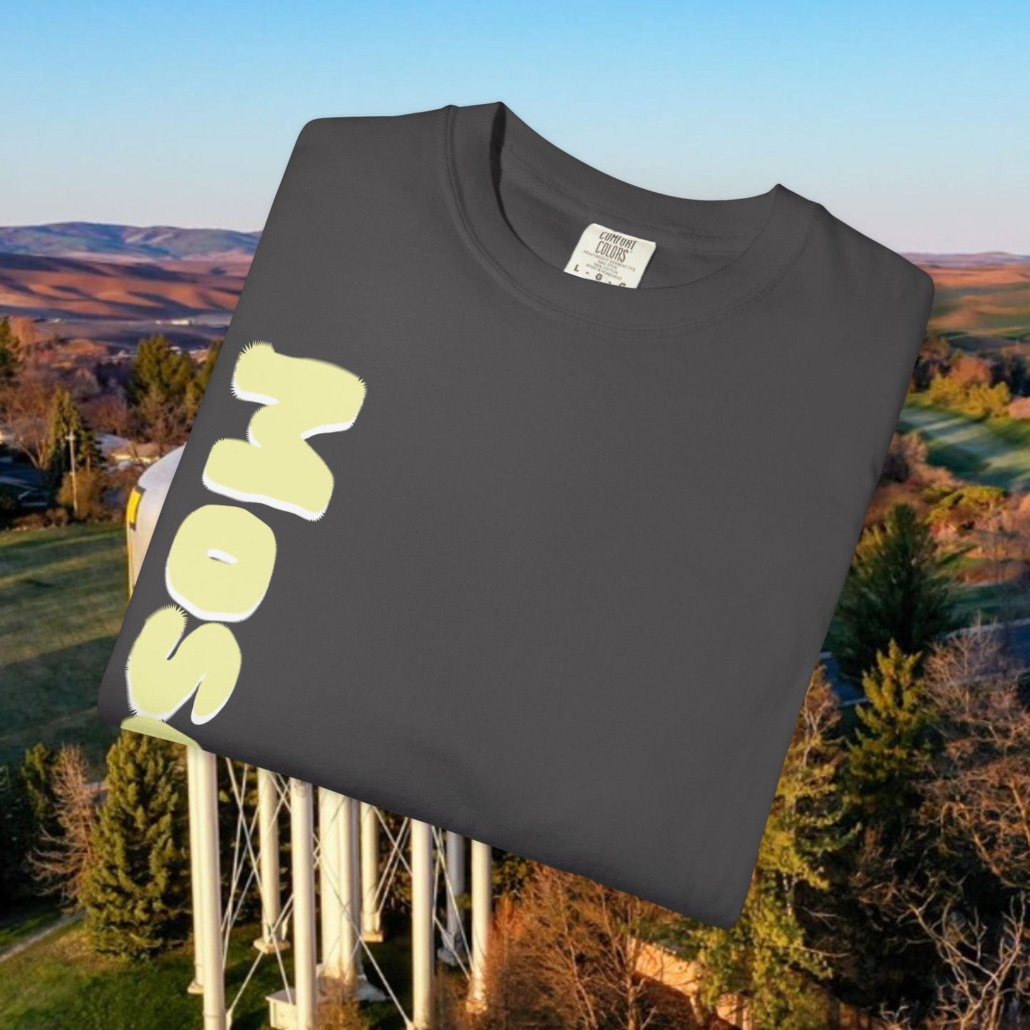 Moscow Idaho Graphic Tee, Unisex T-shirt, Gift for Travelers, Home State Apparel, Casual Wear, Summer Style