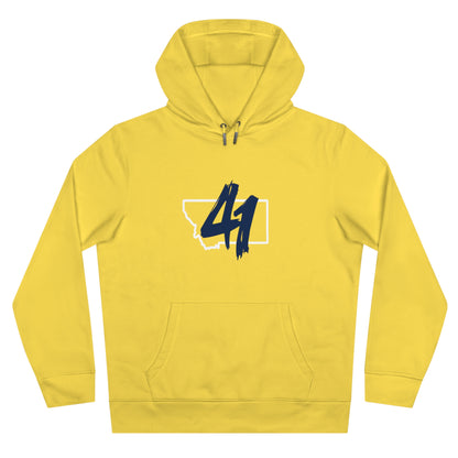 Number 41 State Hoodie – Minimal Stacked '41' Graphic Pullover