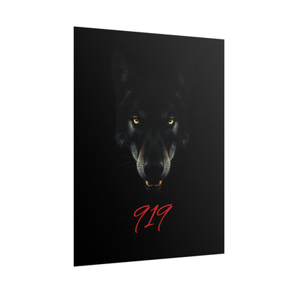 Wolfpack Art Poster, Wolf 901 Raleigh Poster, Gift for Die Hard Fans, Home Decor, 919 Design