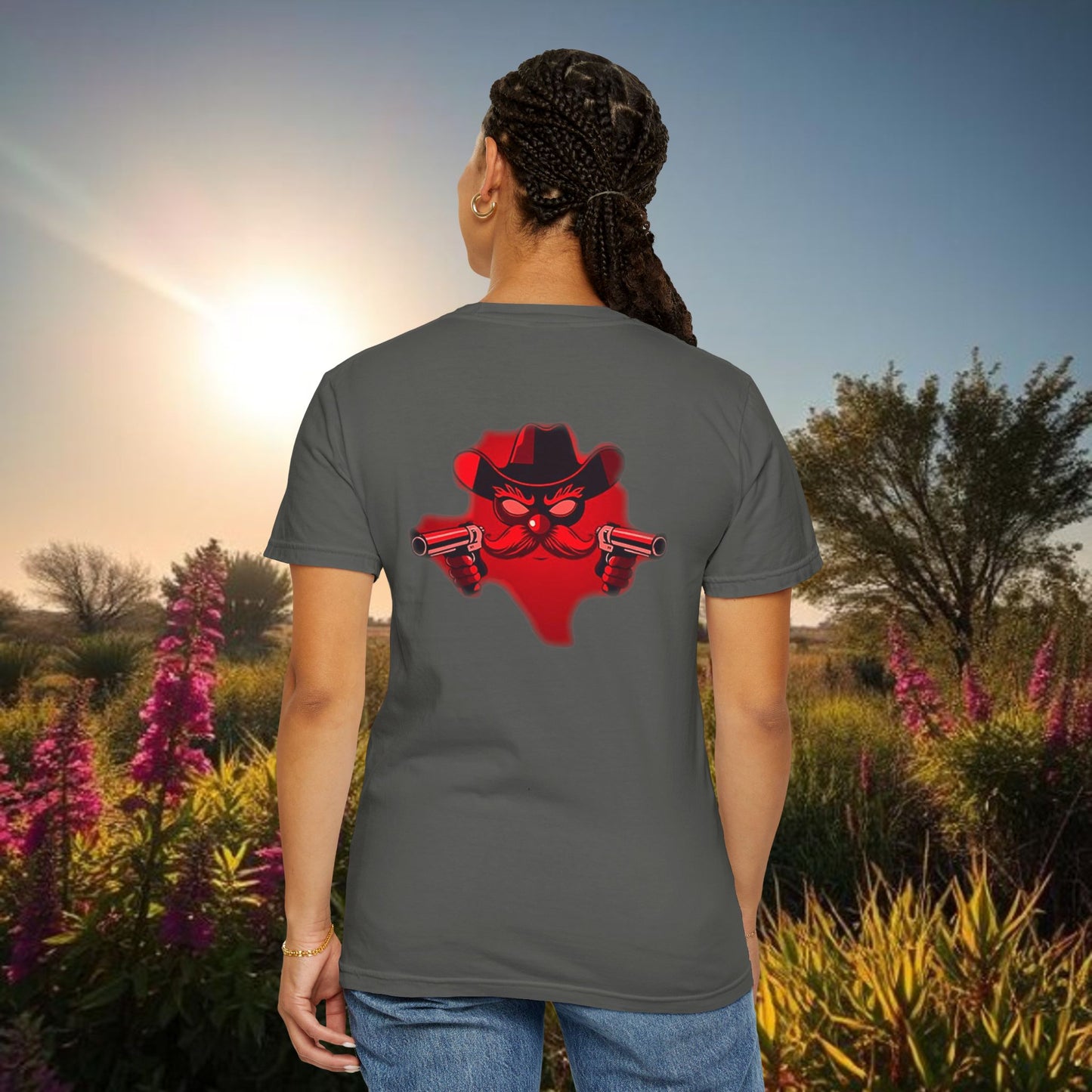 Cowboy T-Shirt — 806 Area Code Shirt with cool Cowboy Design, Gameday Tee