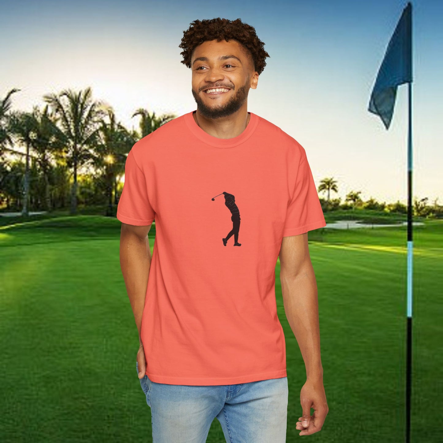 Golf Lover's Unisex Garment-Dyed T-Shirt - Perfect Gift for Golf Enthusiasts, Casual Wear, Sports Apparel, Father's Day, Birthday