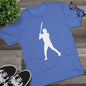 Baseball Stars Silhouette Tee - #13 on the Back, Baseball Legends, Soft Style Tri-Blend T-Shirt Perfect for Gameday
