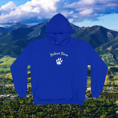 Bobcat Born Eco-Friendly Hoodie - Unisex, Casual Layer, Perfect for Students, Wildlife Lovers, College Spirit Wear, Gift Idea