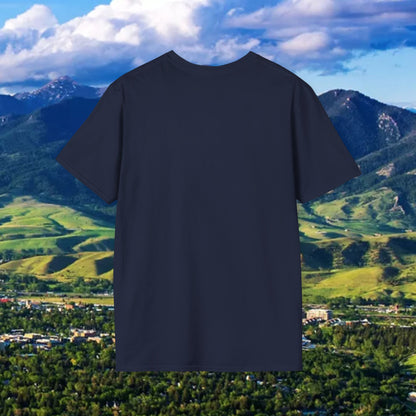 Upside Down FTG Unisex Softstyle T-Shirt - Trendy Fashion Tee, Everyday Comfort, Gift for Bobcat Fans, Gameday Wear, Relaxed Style