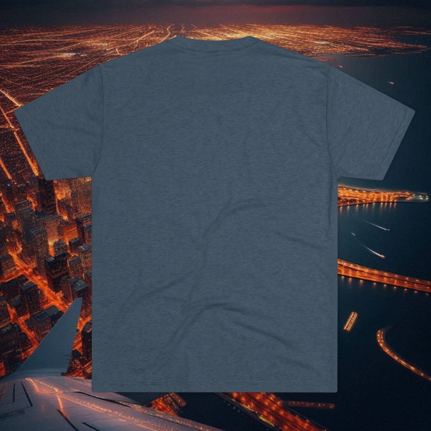 Chicago Script Tee – Handwritten City Shirt, Tr-Blend, Super Soft T-Shirt, Perfect for Gameday