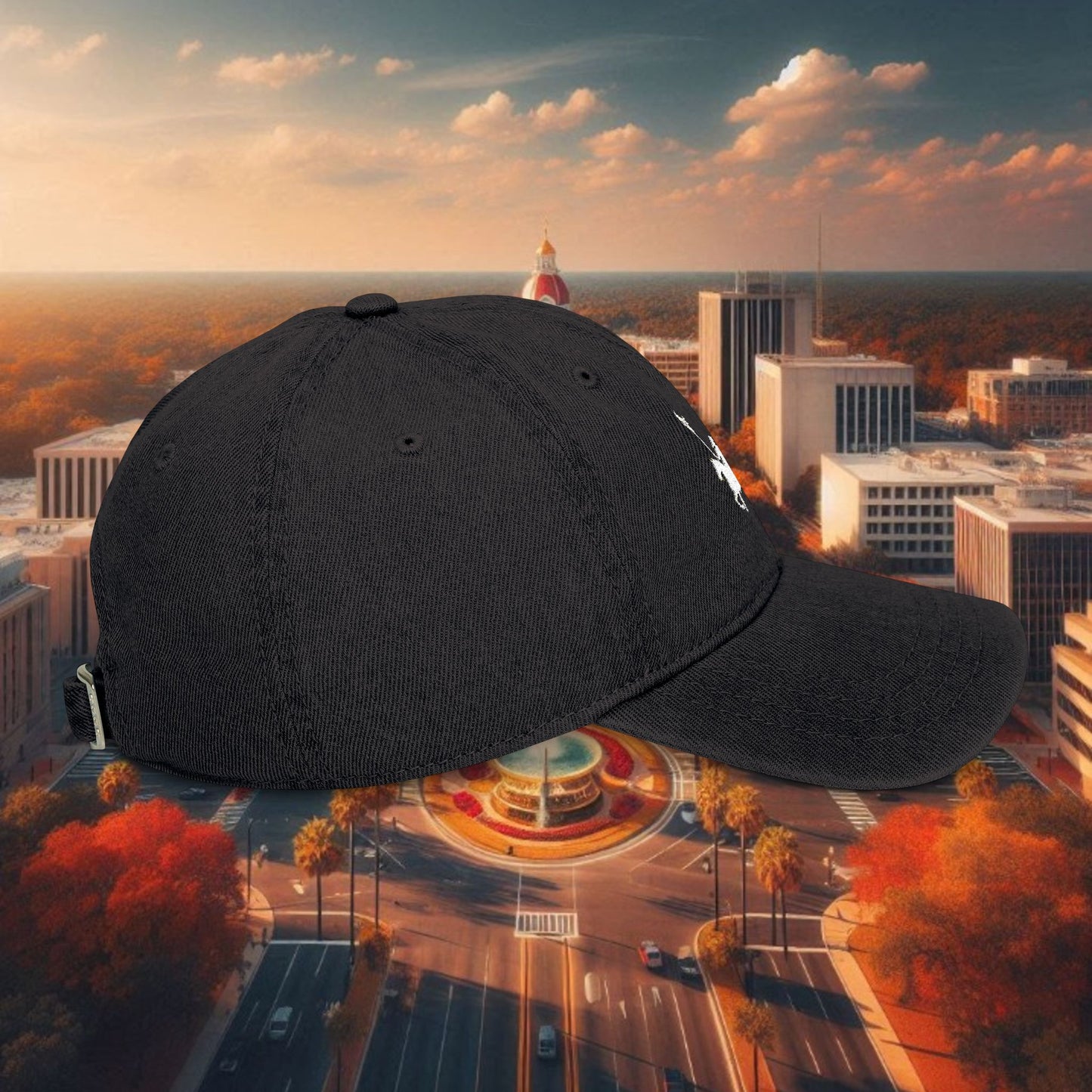 Stylish Embroidered Denim Hat | Casual Cap for Sports Fans, Outdoor Adventures, Gift for Him, Hat for Fans