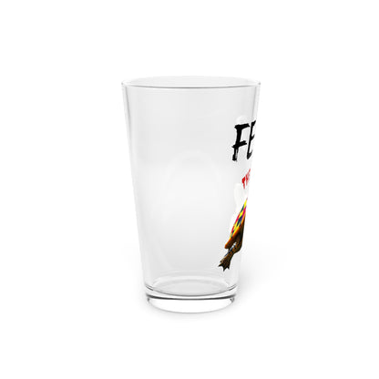 Maryland Inspired Pint Glass | Unique Drinking Glass, Funny Gift, Party Essential, Home Bar Decor, Beer Lover's Mug