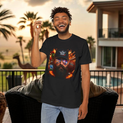 The Wing Man on X T-Shirt for Sports Gamblers and Fans of The Wing Man