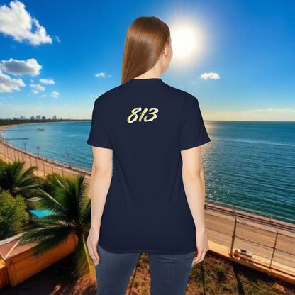 TB Monogram Tee — 813 Tampa Area Short-Sleeve T-Shirt