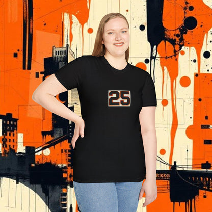 Baseball Legends Shirt, Unique 25 Graphic Unisex Softstyle T-Shirt, Casual Wear, Sporty Outfit
