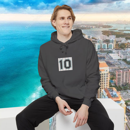 Teal Retro Legends Garment-Dyed Hoodie with 10 Design, Stylish Hoodie, Casual Wear, Unique Gift, Trendy Apparel