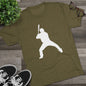 Baseball Batter Tee — Silhouette Front with Number 5 Back