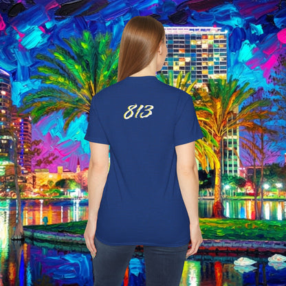 TB Monogram Tee — 813 Tampa Area Short-Sleeve T-Shirt