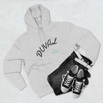 Duval Script Hoodie — Jacksonville City Name Pullover, 904 Area Code, Perfect for Gameday or a Concert