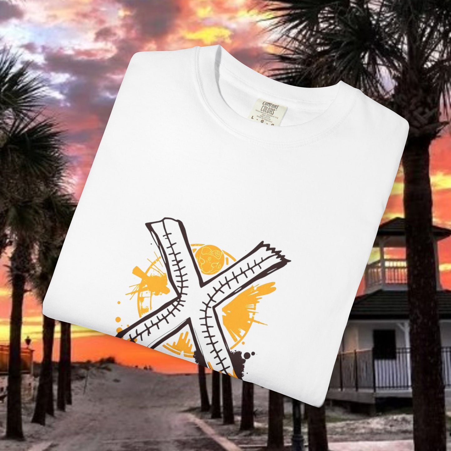 Xander Fan Unisex Garment-Dyed T-Shirt with Fun Graphics | Casual Wear, Gift for Friends, Padres Gameday, Trendy Outfit, Street Style