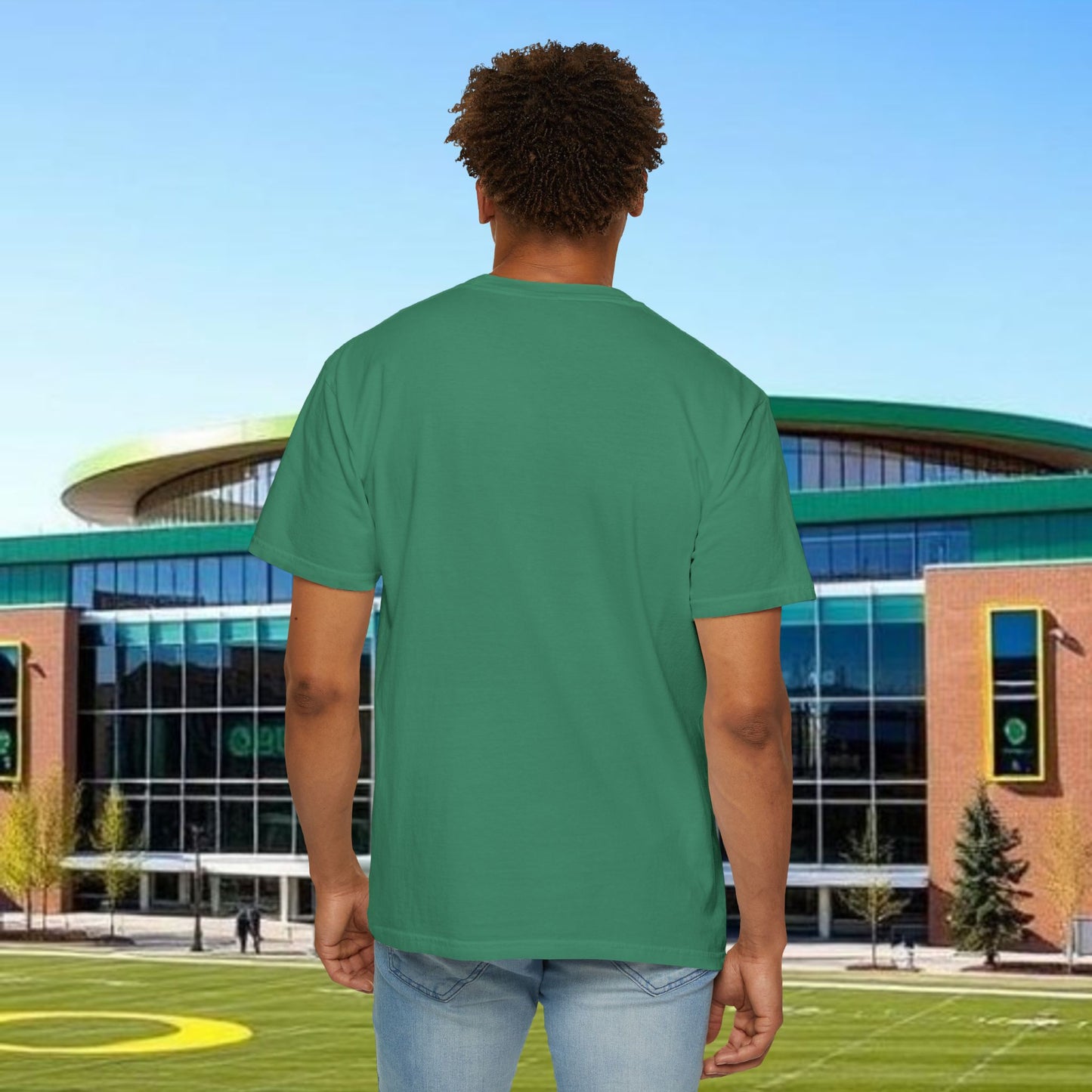Eugene Oregon T-Shirt, Duck Foot Print T-Sirt. Soft Style. Perfect for Gameday or Relaxing at Home.