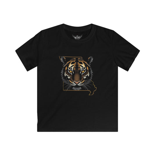 Tiger Kids Softstyle Tee, Kids Shirt, State Pride Tee, Animal Lover Gift, Birthday Gift, School Spirit Shirt