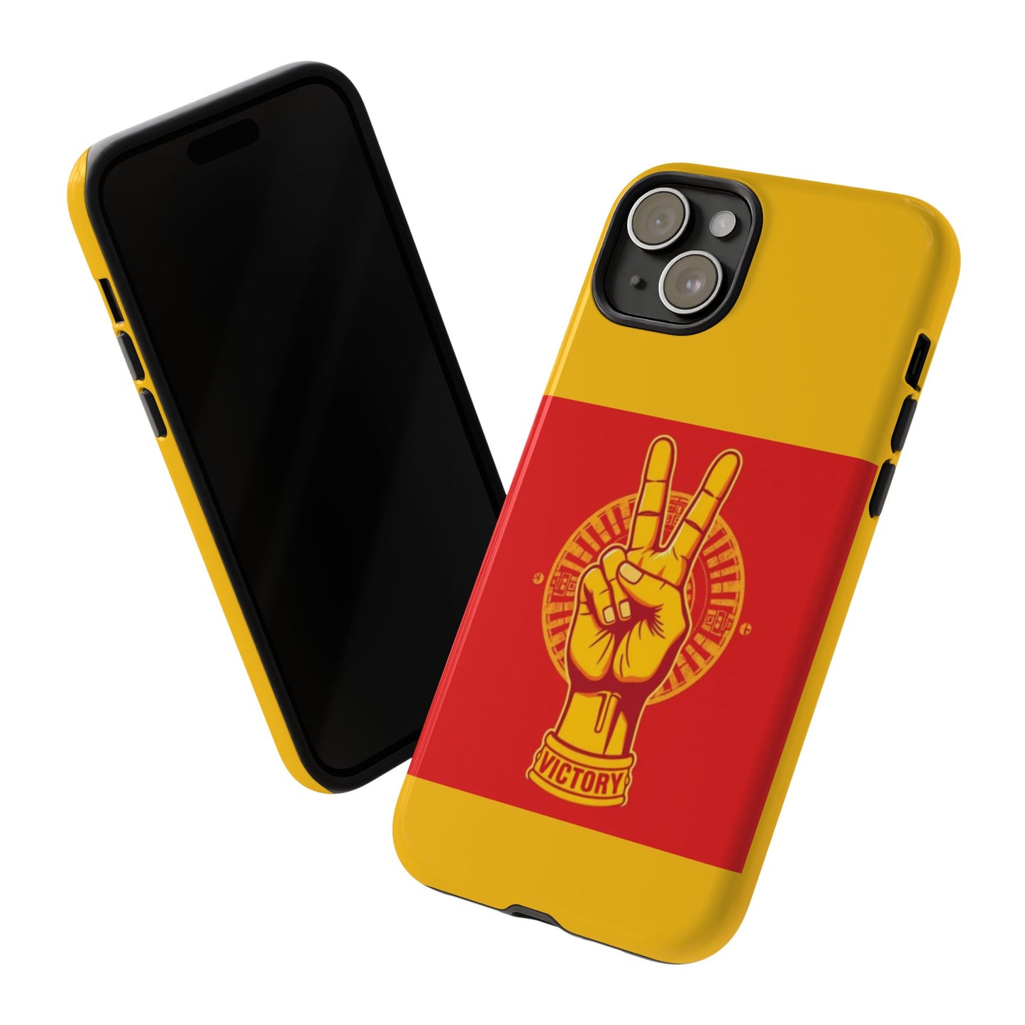 Victory Inspired Symbol Phone Case, Tough Phone Cover, Gift for Empowerment, Inspirational Tech Accessory, Unique Phone Protection