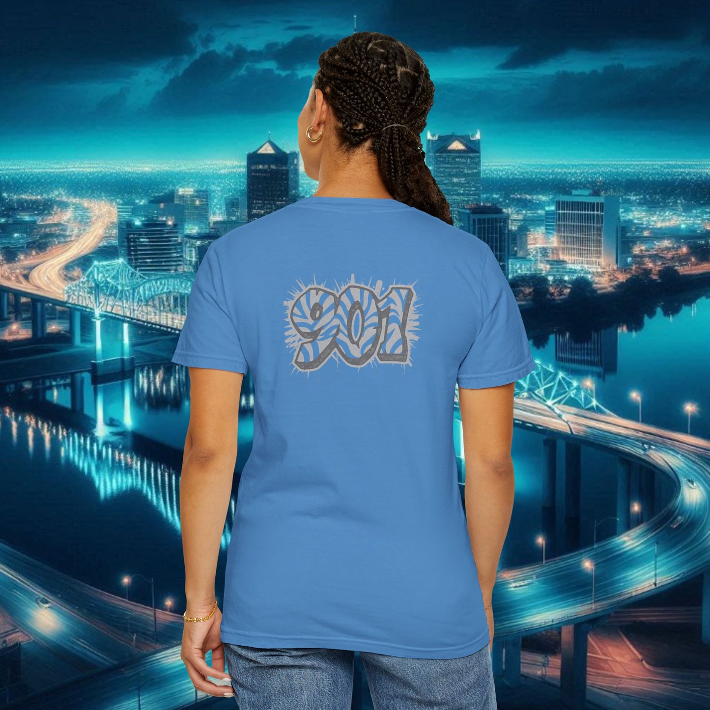 Memphis Graffiti Unisex T-shirt, Casual Streetwear Tee, Travel Souvenir, Gift for Music Lovers, Urban Style Apparel, Birthday Present