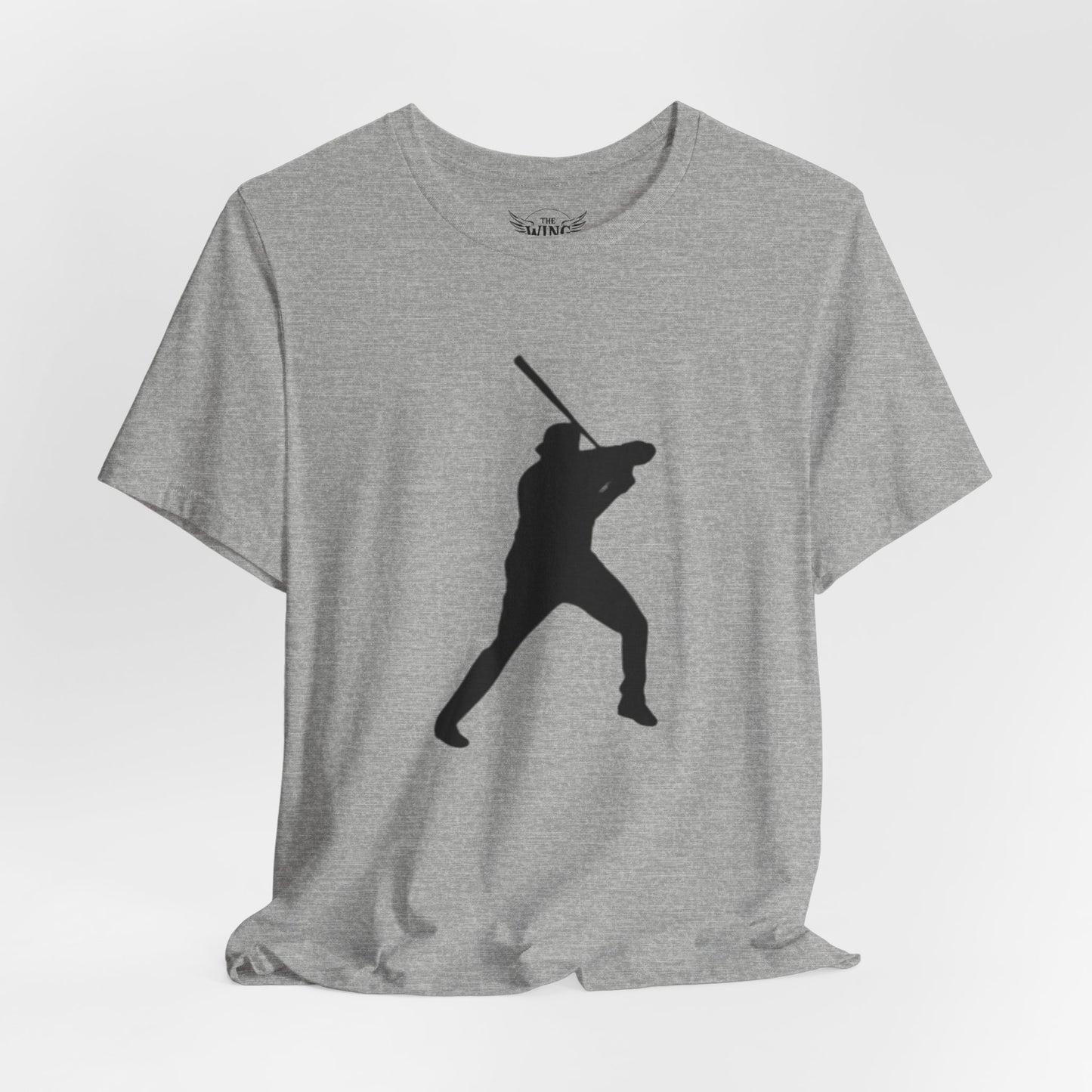 Baseball Stars Batter Silhouette T‑Shirt with Number 34 Back