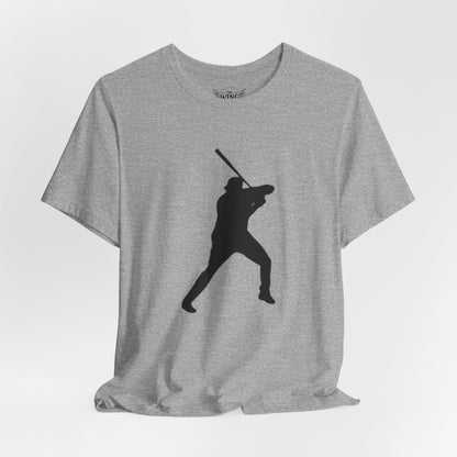Baseball Stars Batter Silhouette T‑Shirt with Number 34 Back