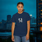 Legends #51 Retro Unisex Garment-Dyed T-shirt with Minimalist 51 Design, Casual Wear, Seattle Fans, Birthday, Everyday Comfort