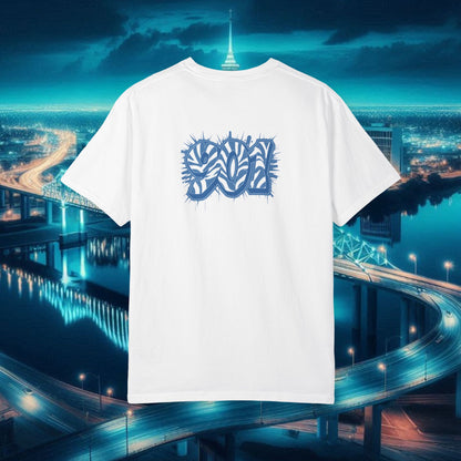 Memphis Graffiti Unisex T-shirt, Casual Streetwear Tee, Travel Souvenir, Gift for Music Lovers, Urban Style Apparel, Birthday Present