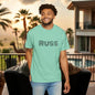 Russ Unisex T-Shirt with Retro Design, Hip-Hop Shirt, Casual Wear, Unique Style, Russ Apparel