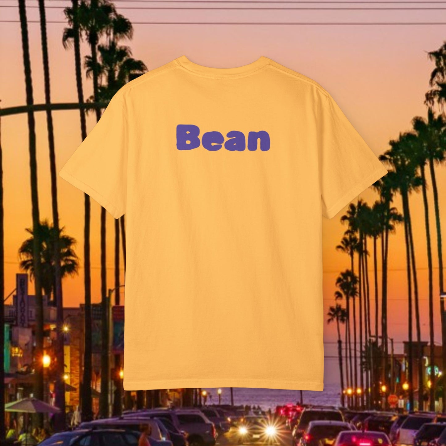 Legend Tribute Unisex Garment-Dyed T-Shirt with '8 & 24' and 'Bean' Text - Casual Wear, Gift for Friends