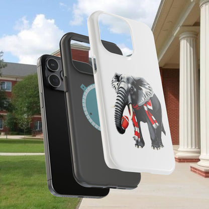 Vibrant Elephant Tough Cases - Unique Phone Case, Wildlife Lover Gift, Sports Team Accessory, Trendy Phone Cover, Fun Animal Design