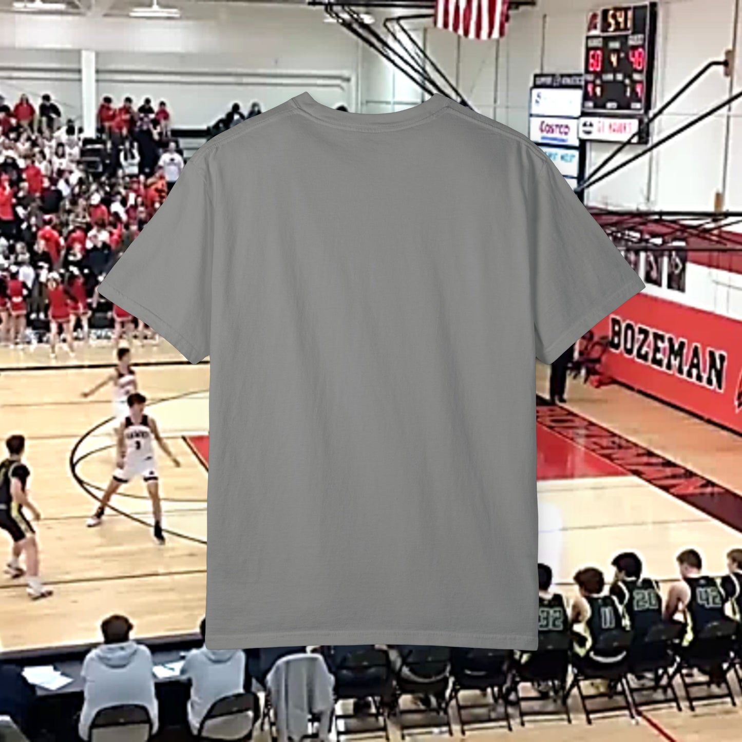 Bozeman Spirit Unisex Garment-Dyed T-Shirt, Athletic Wear, Fan Tee, Casual Style, Game Day Shirt, School Pride Apparel