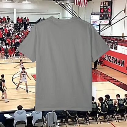 Bozeman Spirit Unisex Garment-Dyed T-Shirt, Athletic Wear, Fan Tee, Casual Style, Game Day Shirt, School Pride Apparel