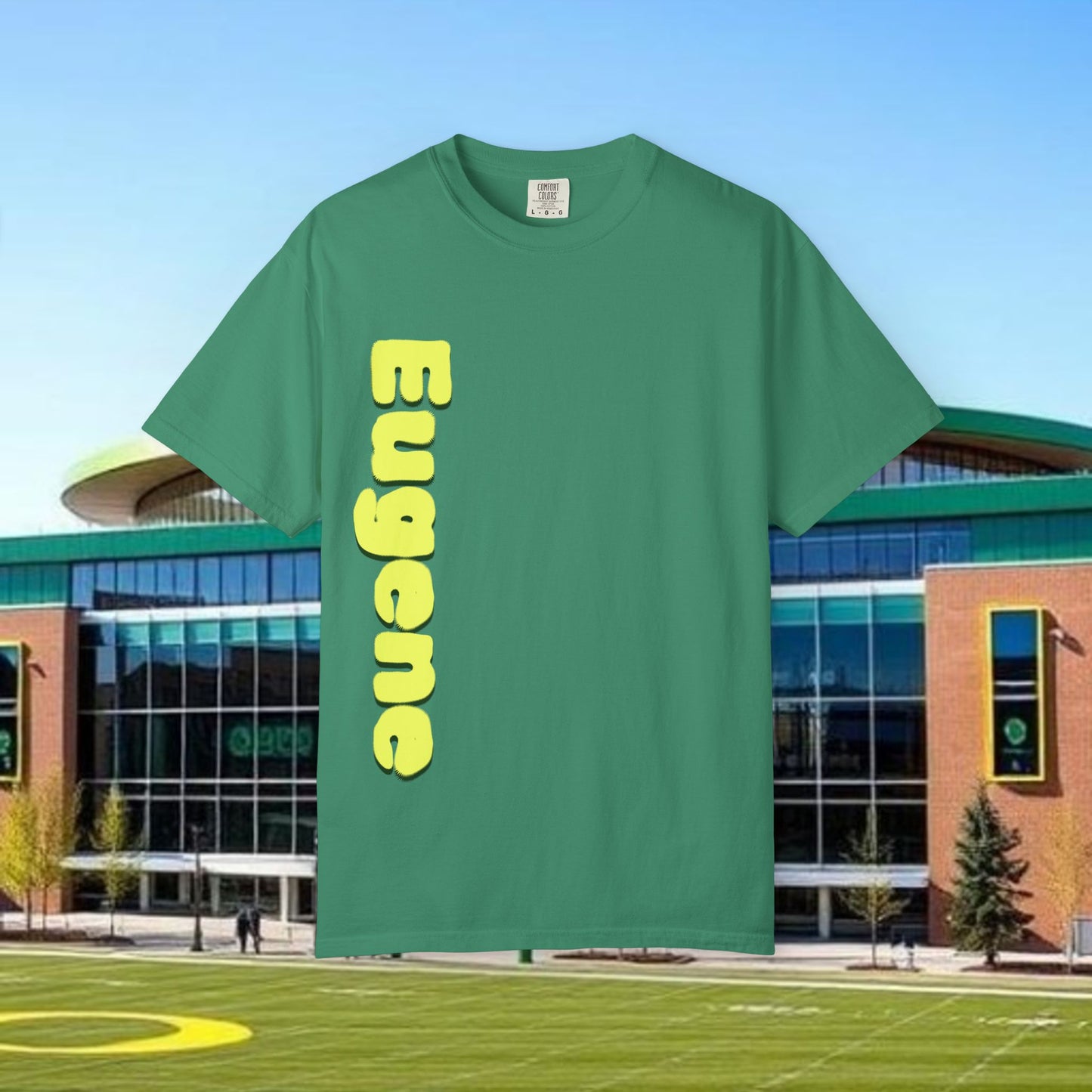 Eugene Fan T-Shirt, Unisex Sports Tee, Game Day Apparel, Football Fan Gear, College Team Shirt, Quack Spirit Wear