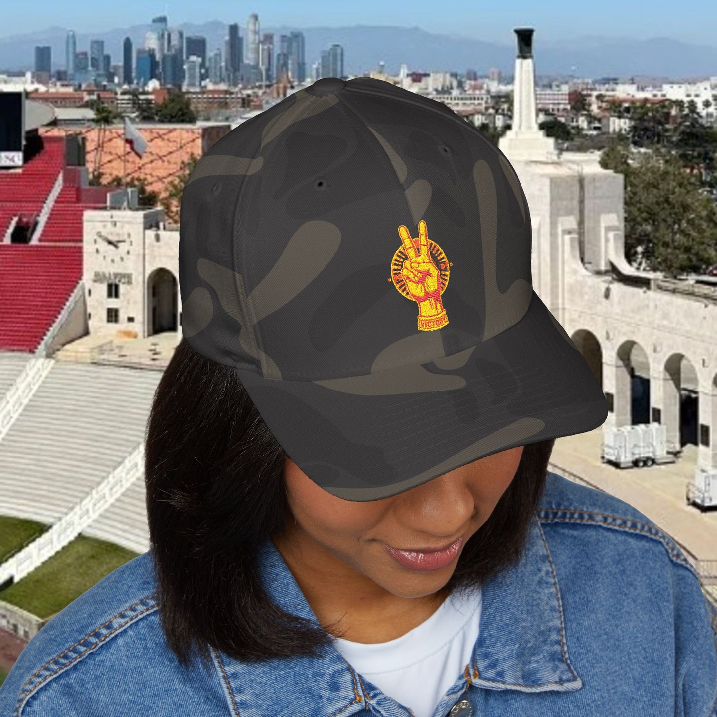 Victory Inspired Embroidered Cap, Stylish Hat, Trendy Accessories, Gift for Him or Her, Casual Headwear, Unique Cap for Gameday