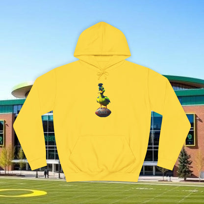 Football Hoodie with Fun Design, Unisex Hoody for Campus Life, Perfect Gift for Students, Cozy Sweatshirt for Game