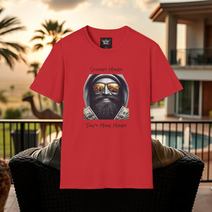Scared Money Unisex Softstyle T-Shirt - Casual Wear, Streetwear, Gift for Him, Statement Tee, Urban Fashion